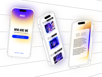 Simple Mobile Version Site with Flat Line Mock up. What a life! design flat free graphic design illustration iphone landing page mobile mockup product vector web