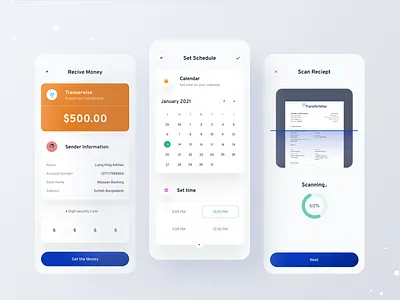Finance mobile banking app 💸 app bank app banking best shot clean clean ui concept design finance fintech graphic design minimal mobile app design mobile ui money popular ui uiux