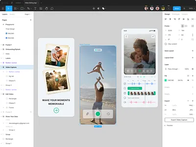 Video Editor App clean edit editor ios minimal mobile mobile design mobile ui mobile video editing photo editor product design ui design uiux design video video app video editing app video editor