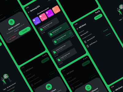 Wifi Direct appdesign appinteraction appinterface appprototype appui appwireframes connectionapp designinspiration mobileappdesign mobileappui mobiledesign smartdevice techapp uiinspiration uiux userexperience userinterfacedesign wifidirect wirelessconnectivity wirelesssharing
