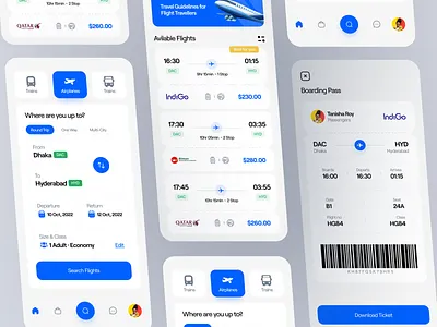 Booking App Flight Booking Screen Design app booking clean design flight flight booking mobile app travel travel booking typography ui design ux design