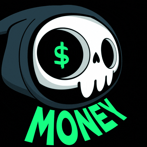 Skull Deal 2d after effects animation design face love money skull