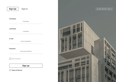 Daily UI --- Day-1 dailyui ui ux webdesign website