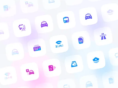 EZPay app icons bill branding car flat icon icon design icon pack icon set iconography icons iconset illustration internet logo minimal simcard ui ux vector wifi