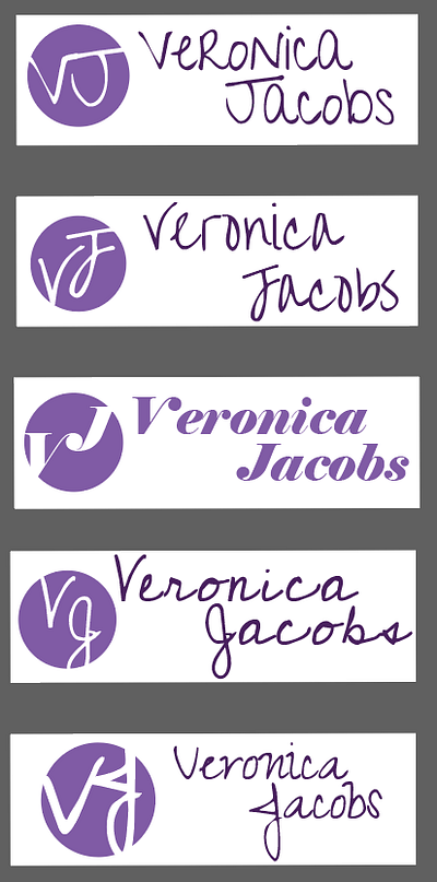 Personal Logo Possibilities branding design graphic design logo typography