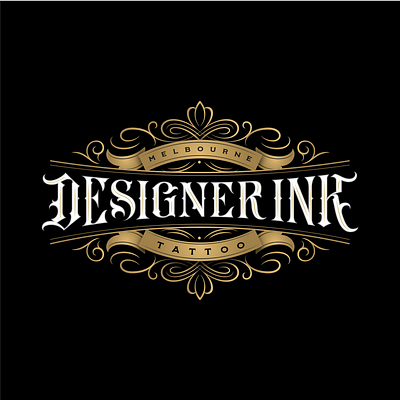 Designer Ink branding calligraphy design hand lettering lettering logo logotype type typography