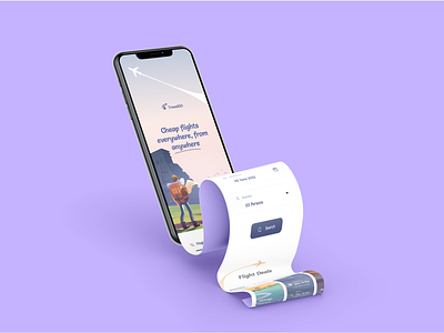 Travel App UI/UX app b2b b2c mobile saas software travel travel app