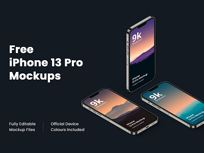 Free iPhone 13 Pro Mockups 12 13 app app mockup clean free freebie hero iphone iphone 12 pro mockup iphone 13 pro mockup mockup pro psd web