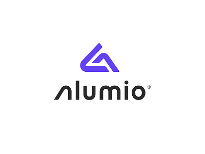 Alumio brand identity branding brandmark custom logo custom logo design custom typography custom wordmark graphic design identity identity designer logo logo design logo designer logo mark mark software company software logo tech logo visual identity