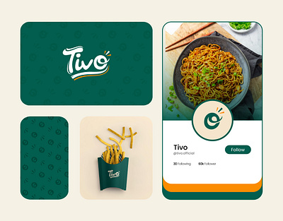 Tivo – A Bold & Tasty Identity for a Noodles Brand best logo brand design brand mark branding business logo food food logo graphic design letter logo letter mark logo logo logo design logo insprition logo presentasion logo type mahedixo tivo top logo vegetable logo