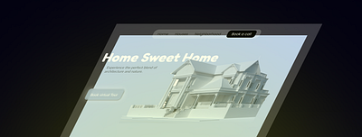 🏡 Luxury Real Estate Landing Page dribbble landingpage luxuryliving realestatedesign uiux webdesign