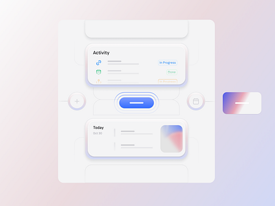 ✨ Soft UI – Task Management Interface glassmorphism neumorphism softui taskmanager ui uidesign ux design