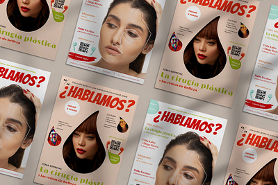 Hablamos - Journal for learning Spanish bold catalogue cover design e magazine hablamos journal language layout magazine print project spanish studing ukrainian