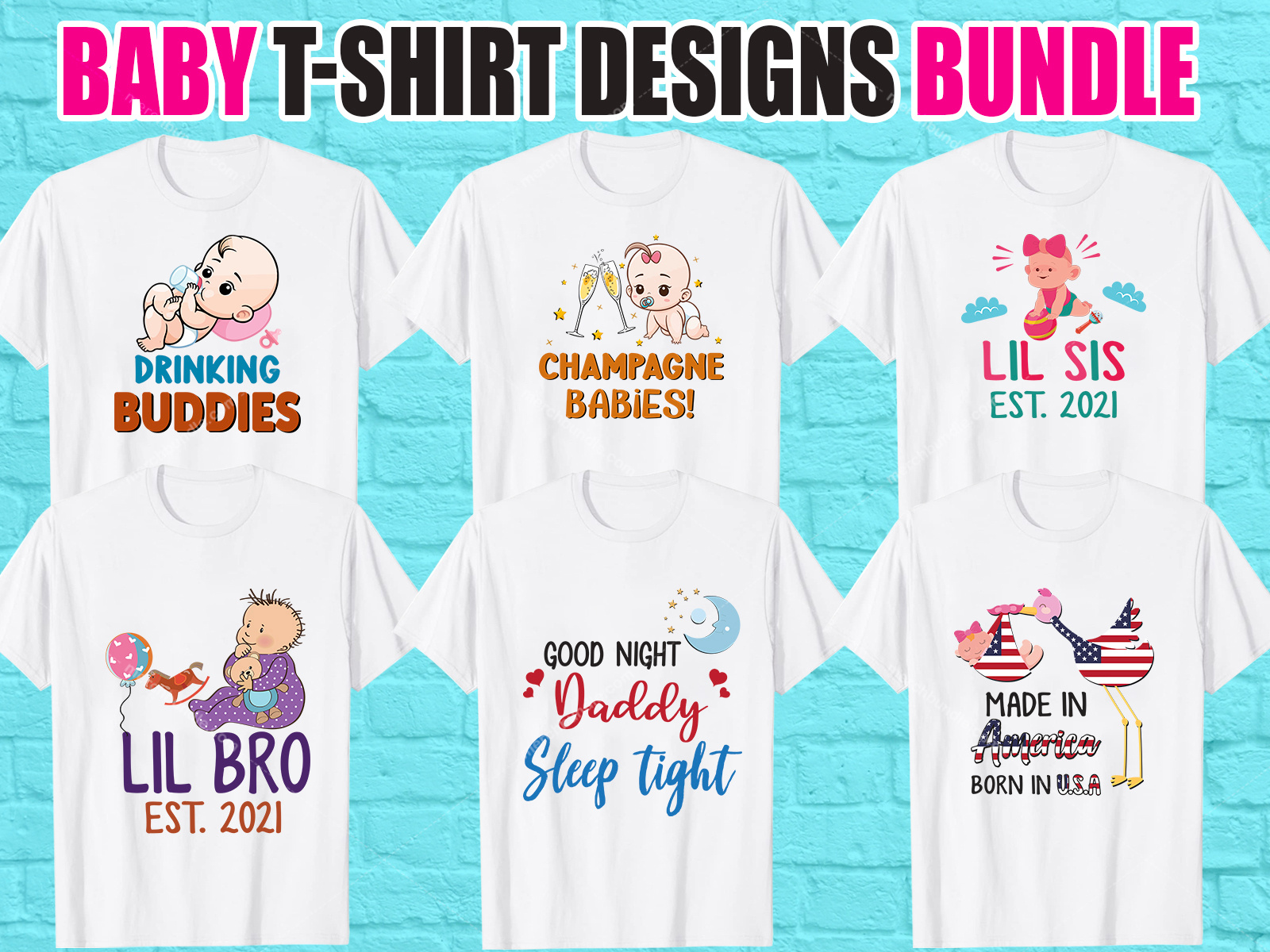 BABY T SHIRT DESIGN BUNDLE by Rohit on Dribbble