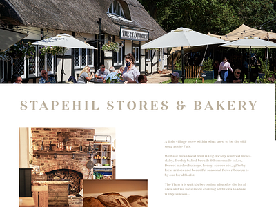 The Old Thach - Web Design Concept brand design brand identity design brand strategy branding gastro gastro pub graphic design logo logodesign logodesigner luxury pub pub branding pub website restaurant restaurant website ui ux ux ui web
