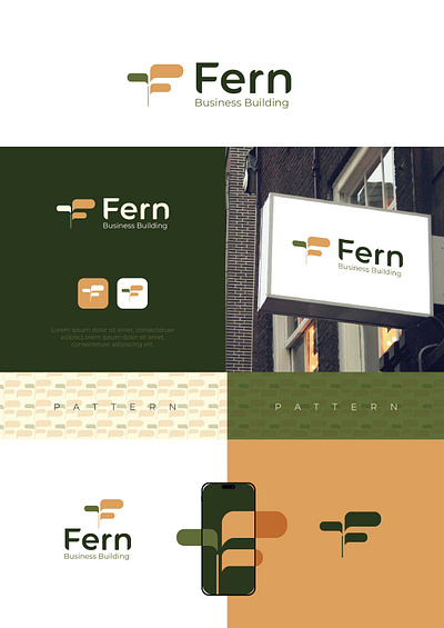 Fern Business Building branding business communication consulting graphicdesign illustration logo