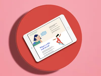 Illustrations for All The Happier colorful creative editorial illustration fashion illustration female character happy illustration positivity website design women