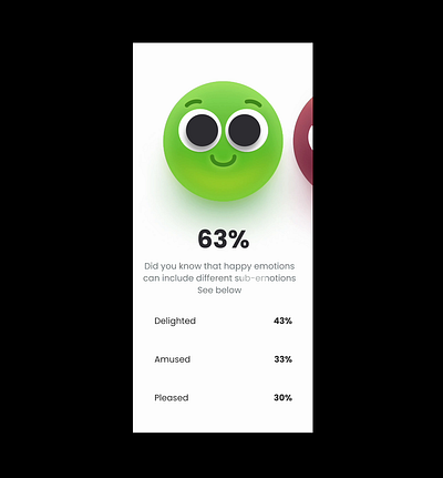 Facial Emotion Recognition - Iconography & App Design animation figma iconography ui ux design