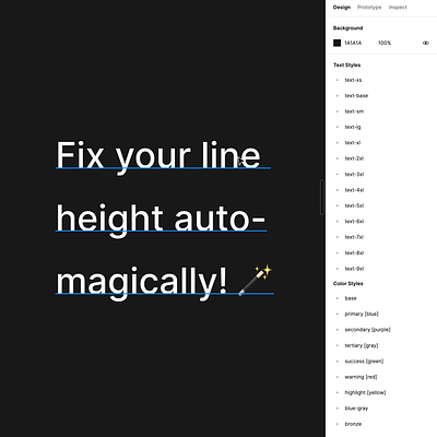 Fix your line height automagically in Figma 🪄 auto line height figma design design system figma figma tip fonts interface line height text figma typography ui ui kit ui tip ux ux tip