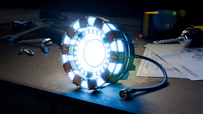 Arc Reactor 3d 3d art arc blender iron man marvel reactor scifi tony stark