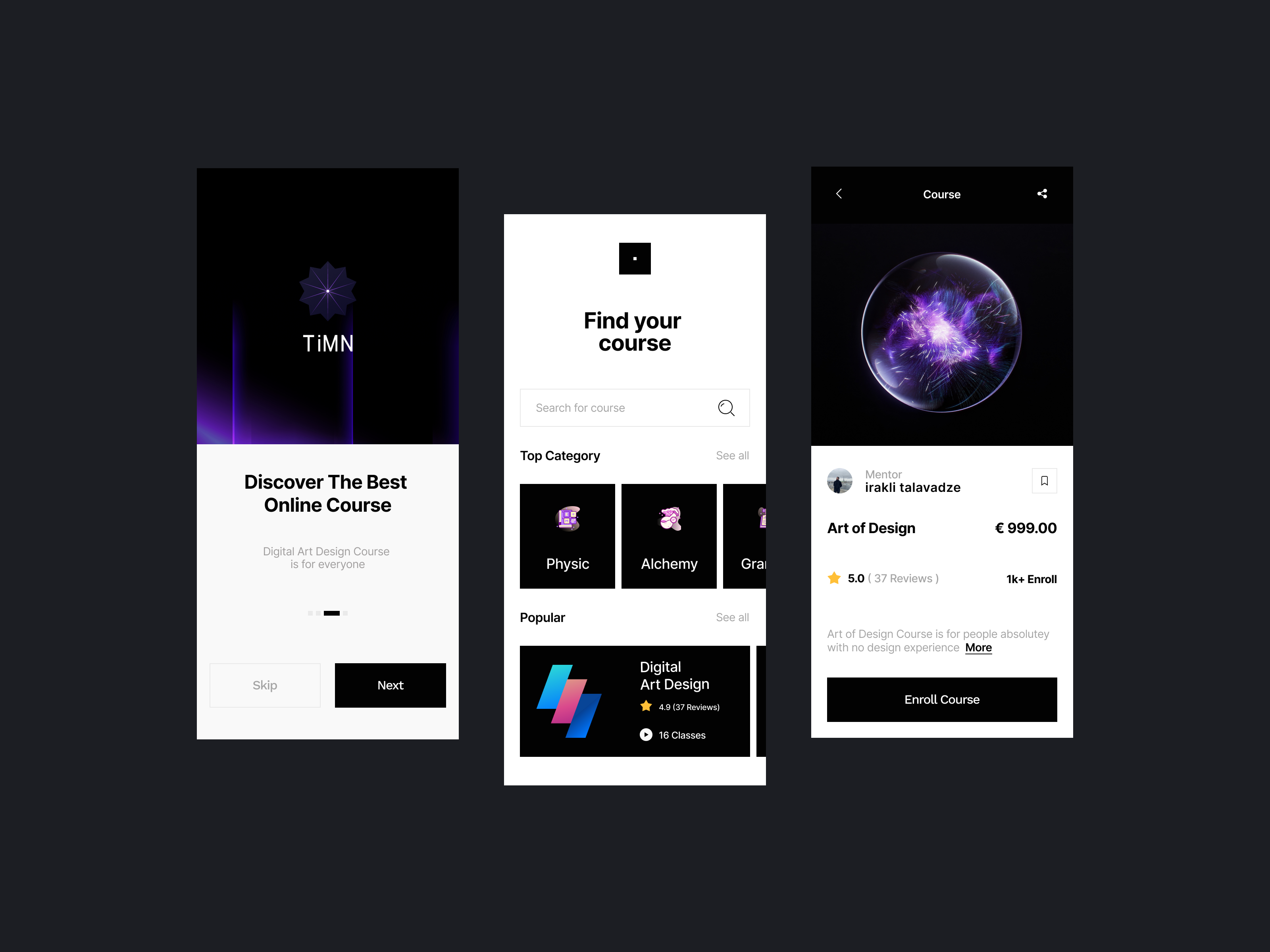 Example of Genie Mobile App
