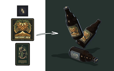 3D Mockups - Protoshot Photoshop Plugin 3d beer bottle brew extension mockup mockups model photoshop plugin protoshot uxp