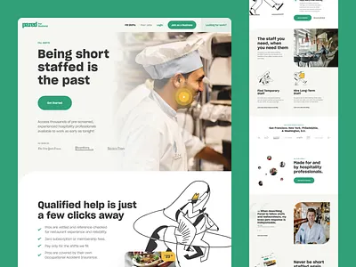 Pared - Website Concept clean concept design home page landing page minimal typography ui ux ux design web web design