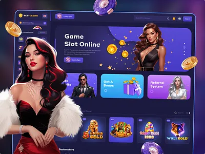 The Magic of Custom Casino Worlds casinocharacters casinodesign custom casino customillustrations digitalart dribbble gambling gamedesign gamingdesign handdrawn illustration online casino premium design slotgameart slots ui uiux webdesign