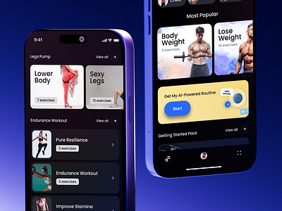 Fitonist — AI-Powered Gym Mobile App ai app gym mobile app ui user experience ux