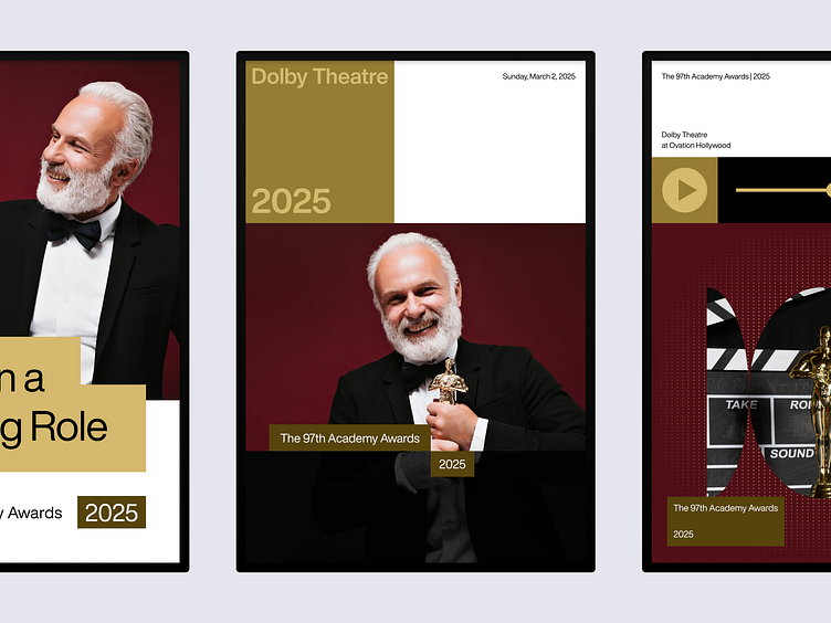 Oscars Poster by Ahmad Arif Zulfikar on Dribbble