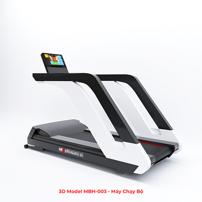 3D Model Treadmill MBH-003. 3d branding graphic design