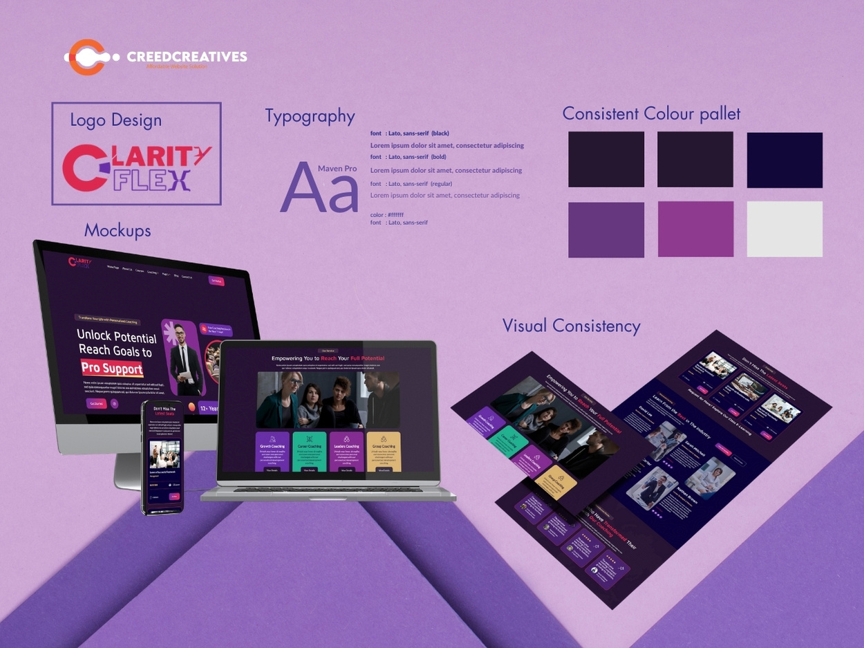 Transforming Digital Experiences with Creed Creatives agencycreatives branding design illustration ui uiux userinterface webdesign webdevelopment website