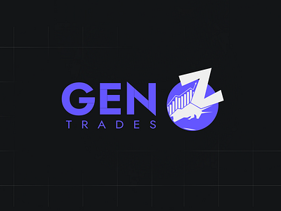 Trading Business logo crypto logo dark logo illustration logo logo design new logo ui wordmark