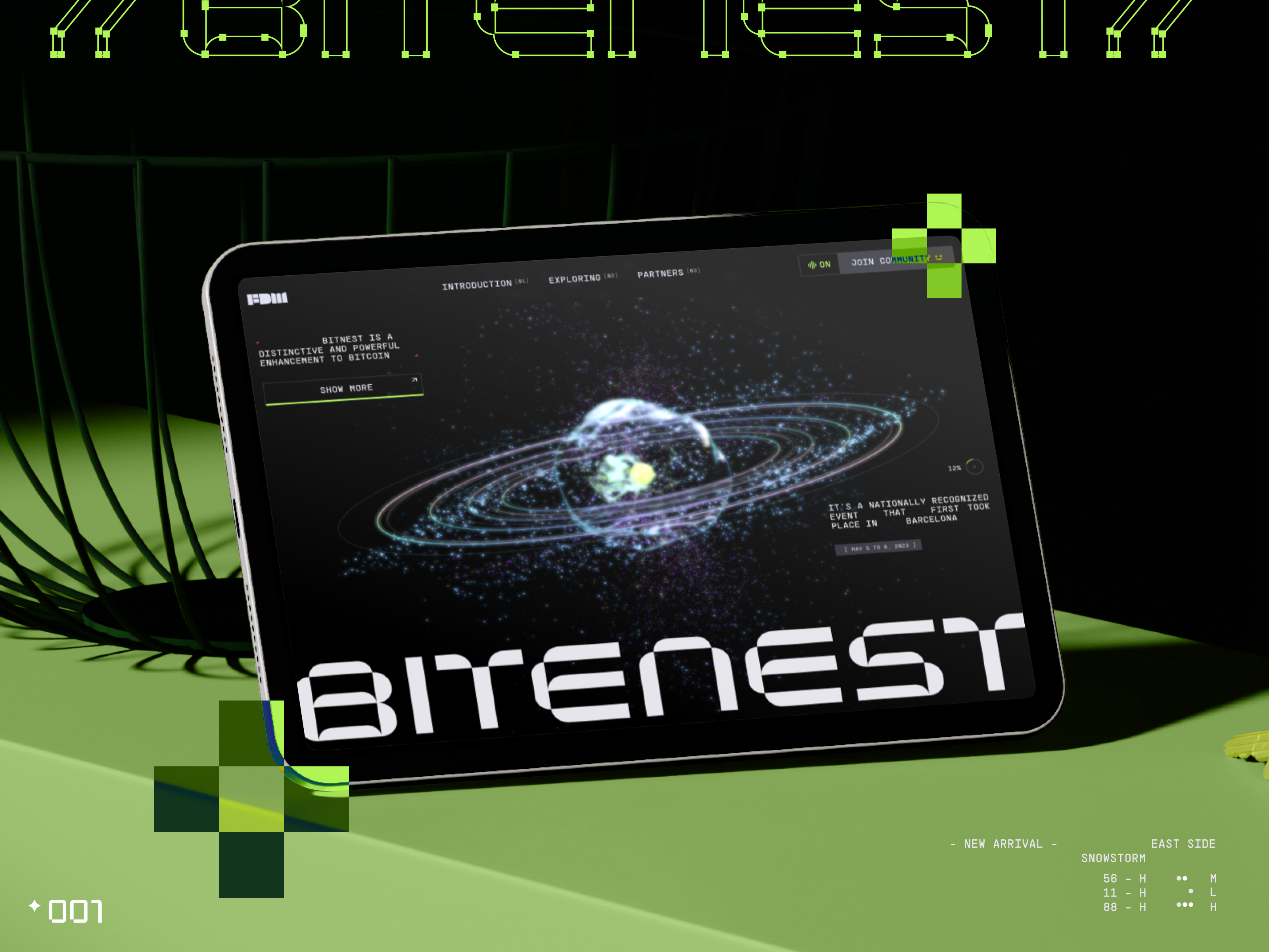 Bitenest // Website animation blacklead blockchain clean crypto dashboard data fintech landing landing page modern responsive ui ux website work