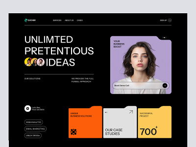 Web Site Design: Landing Page / Home Page UI