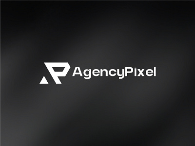 AgencyPixel a logo agencypixel brand branding design graphic design illustration logo logo design minimal modern p logo ui