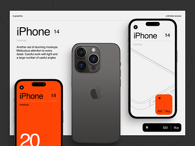 iPhone 14 Pro Mockups download iphone iphone 14 pro mock-up mockup psd