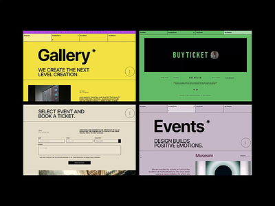 EventLab - Event Website Design blog concept design event festival gallery minimalist modern music portfolio ui ux web design webdesign website
