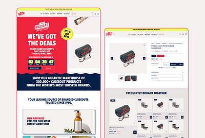 The Bazaar Website Design Wholesale - Home & Product Page ecom ecommerce homepage landing page lightspace product page the bazaar ui ui design web design website design wholesale