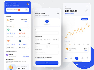 Coinbase Redesign Exploration branding coinbase crypto crypto app crypto wallet cryptocurrency cryptocurrency app design trend 2021 dribbble 2021 dribbble best shot ofspace ofspace agency ofspace digital agency surja sen das raj timebees wallet