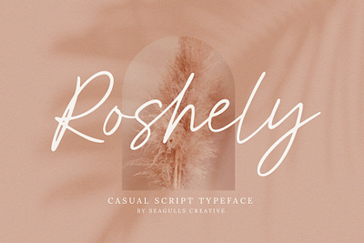 Roshely Font calligraphy font handwritten handwritten font lettering script script font signature signature font signature script stylish signature