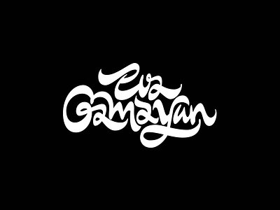 Eva Gamayun calligraphy lettering logo logotype type typography