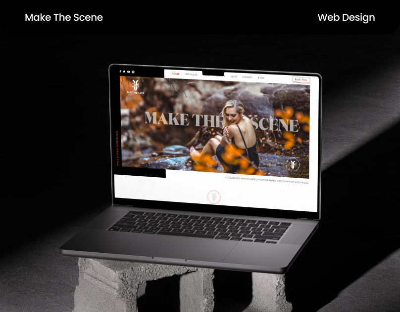 Photographer Website Design design figma graphic design landing page uiux web design website website design website mockup