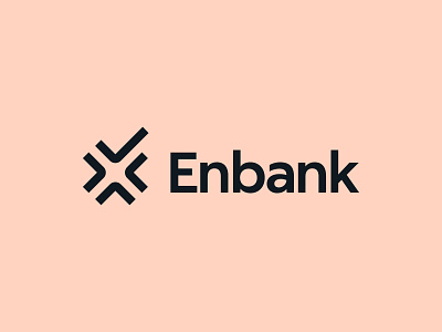 Enbank bank brand branding check design icon identity logo logotype mark minimal payment startup