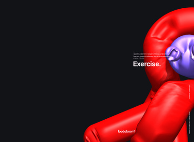 Exercise. Inflatable emphasis product design