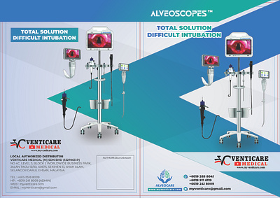 Venticare Products Catalogue Design branding catalogue design graphic design medical devices catalogue design