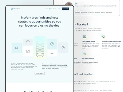 Intventures b2b product page interface capital clean cloud corporate design enterprise home page identity illustration landing page minimal product saas software startup ui venture webdesign webflow website