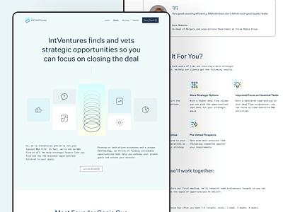 Intventures b2b product page interface capital clean cloud corporate design enterprise home page identity illustration landing page minimal product saas software startup ui venture webdesign webflow website