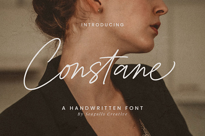 Constane Font font handwritten handwritten font lettering script script font signature signature script stylish signature