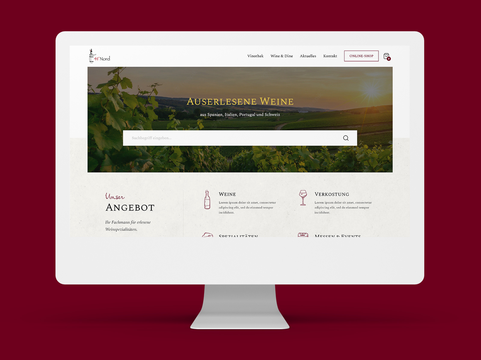 Corporate Website + E-Commerce / Online Shop adobe xd e commerce prototyping ui ui design ux ux design visual design web design